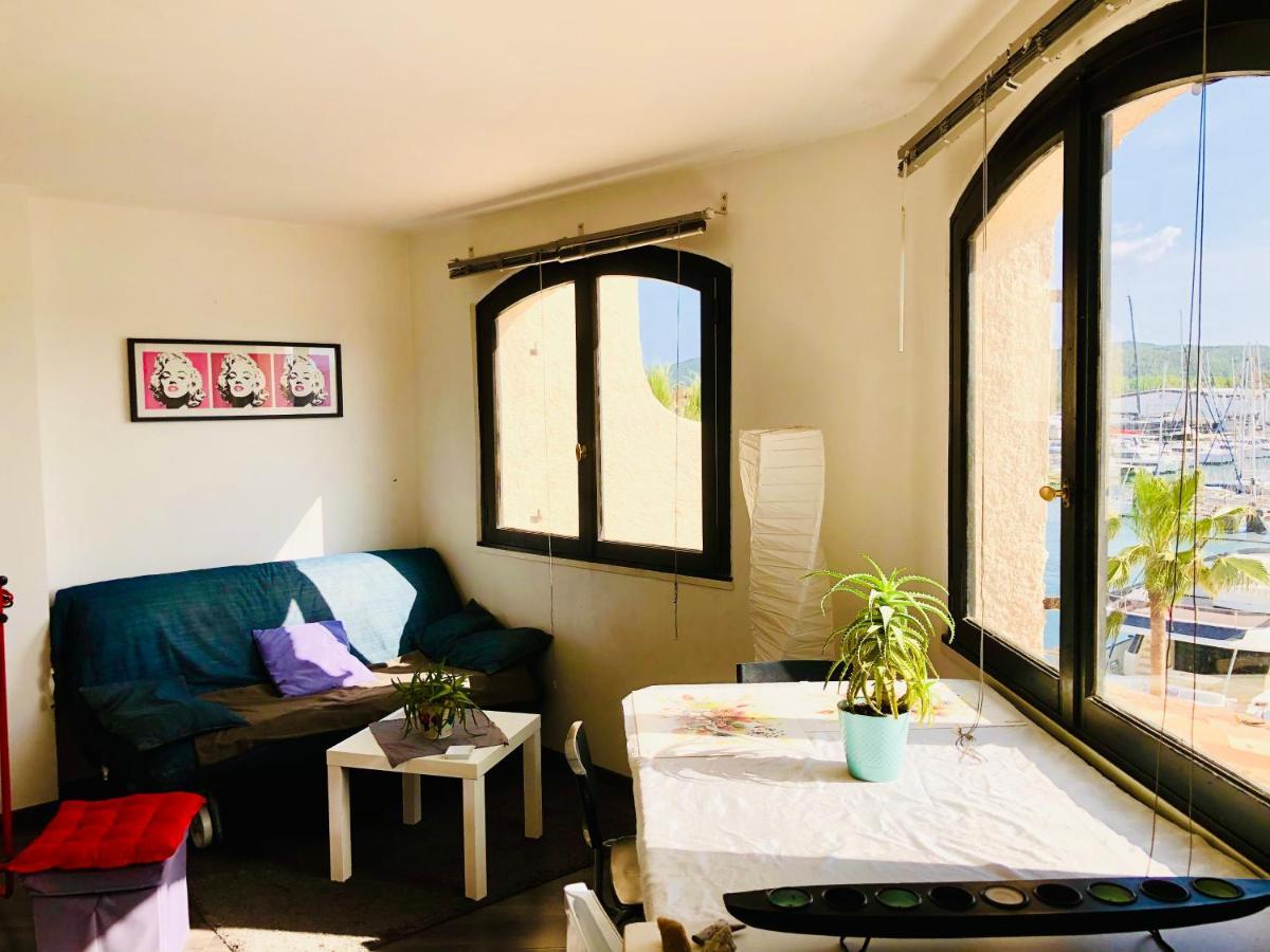Petit Cocon Magnifique Vue Sur Marina Dans Le Golfe De Saint Tropez Apartman Cogolin Kültér fotó